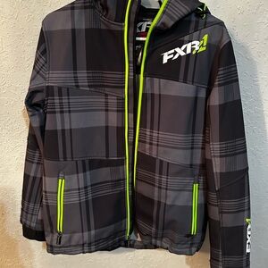 FXR Women's Plaid Jacket - Black and Gray